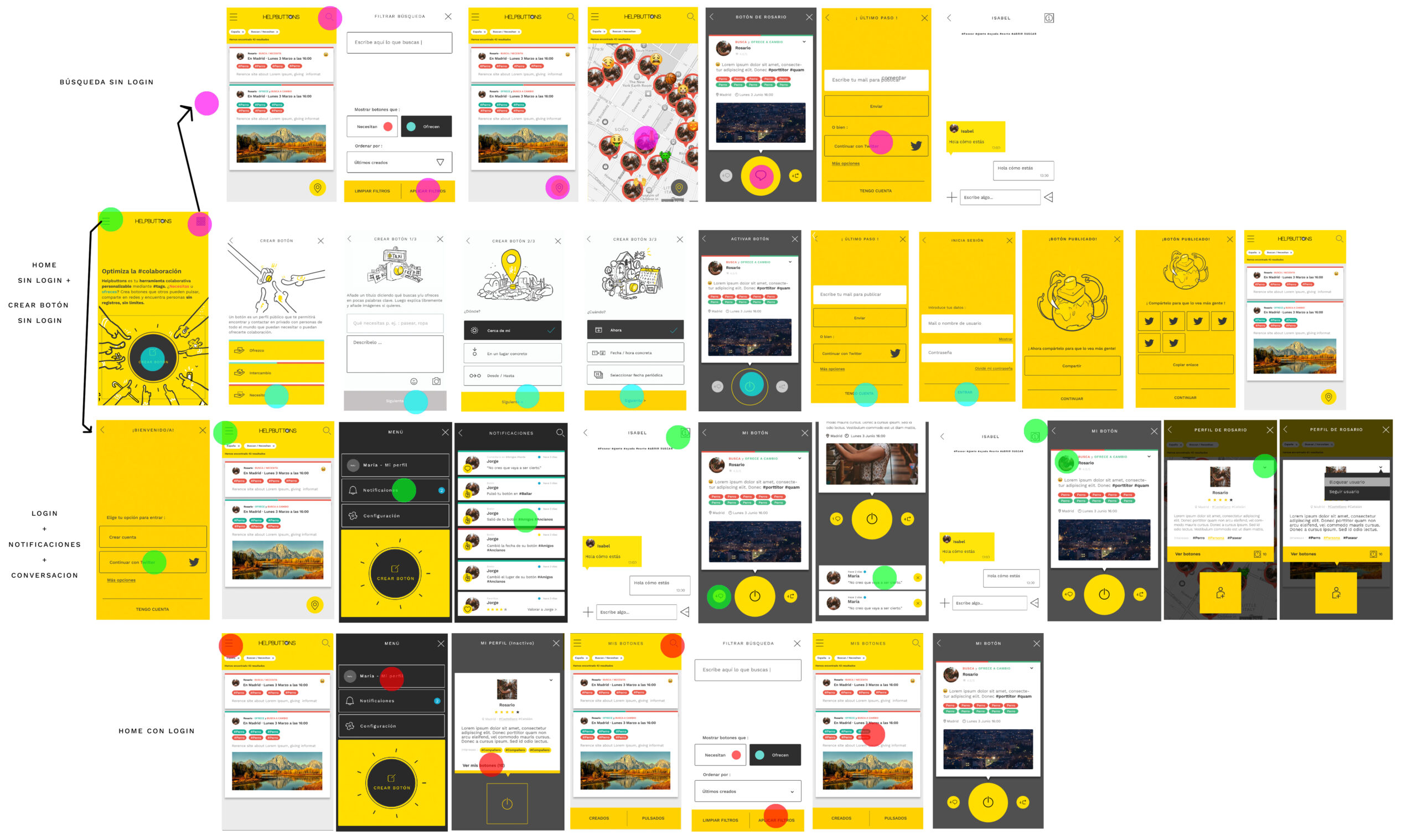 Helpbuttons